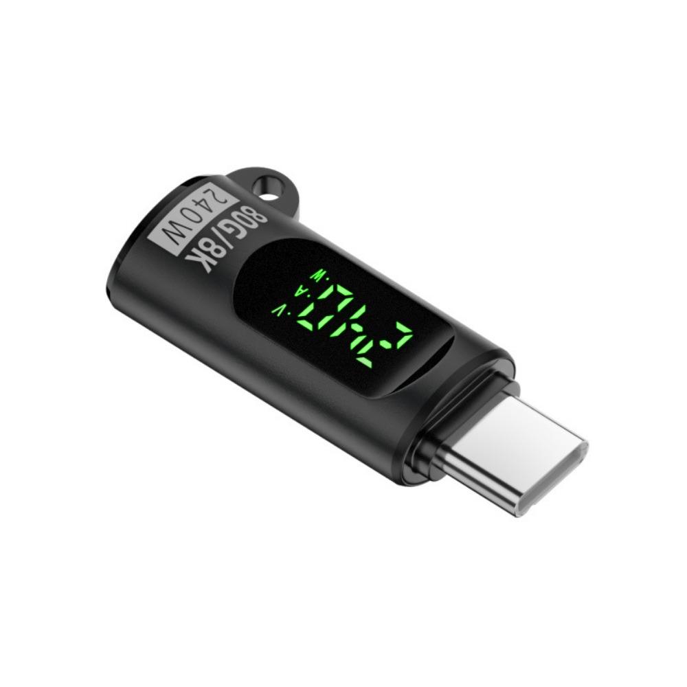 

USB-адаптер Адаптер Type-C OTG PD240W Конвертер USB-C Портативный адаптер Type-C OTG Мобильный/Ноутбук чёрный