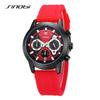 Men'S Watch Premium Sense Multi-Functional Waterproof Silicone Tape Quartz Watch High-End Men'S Watch Men'S
