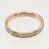 Boucheron Godron Ring K18 Pink Gold #6.8(US Size) 3.61g Women Used