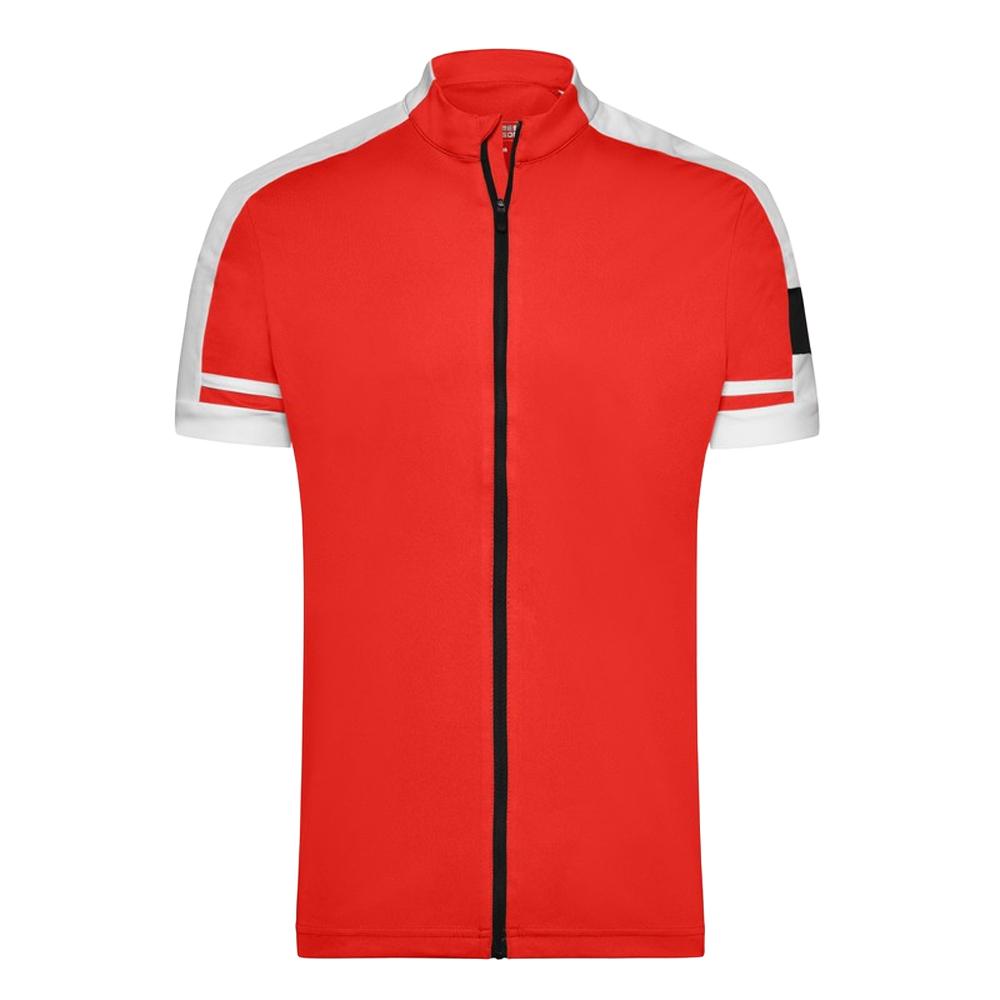 James and Nicholson Womens/Ladies Full Zip Cycling T-Shirt