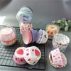 100 Pcs Colorful Print Mini Cupcake Paper Liners Cakes Cup Shape Oilproof Bakeware For Kids Party Family Baking Mold Accessoris