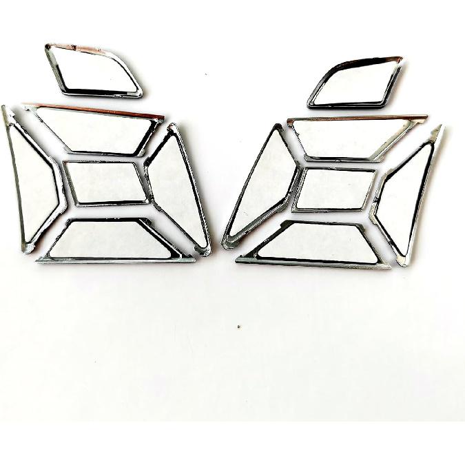 12Pcs Steering Wheel Buttons Sticker Trim Decoration Cover Sticker Replacement for Mercedes-Benz A B C E SLK SL ML GL ClA GlA W176 W212 W204 W246