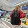 Schulrucksack originelles Design schlicht einfarbig Computer-Rucksack Universität Oberstufe Schulrucksack Mori Campus Canvas-Rucksack für Männer und Frauen