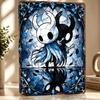 Hollow Knight Stained Glass Art D Texture Metal Poster Customized Wall Art Tin Sign Gift for Mancave Home Decor Accessories