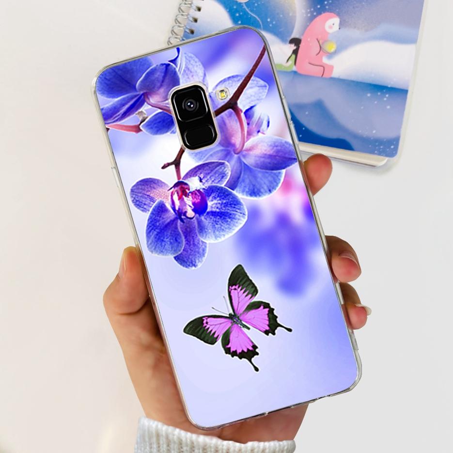 For Samsung Galaxy A8 2018 Case SM-A530F New Fashion Painted Cover Soft Silicone Phone Case For Samsung A8 Plus A8+ A730F Bumper