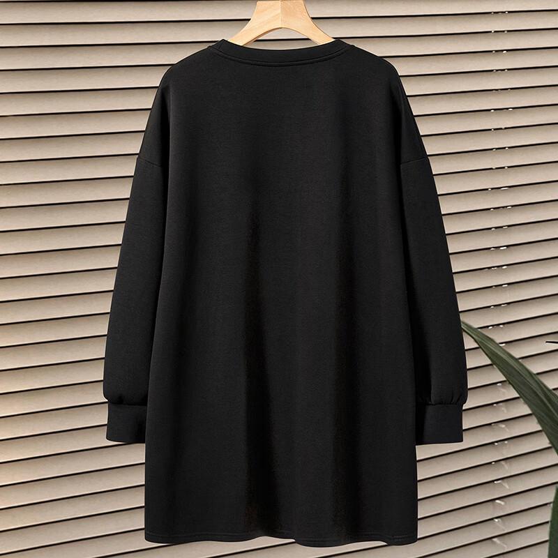 Tachic Women's 3D Floral Drop-Shoulder Sweatshirt