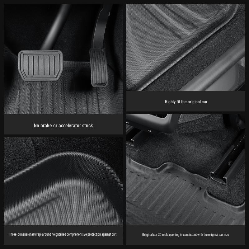 Tesla Model Y (2025) TPE Floor Mats - Specialized Fit for Refresh Headlight Model