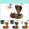 Figurine Cobra Réaliste en PVC Parfaite Pour la Décoration de la Maison, du Bureau et les Présentoirs Décoratifs