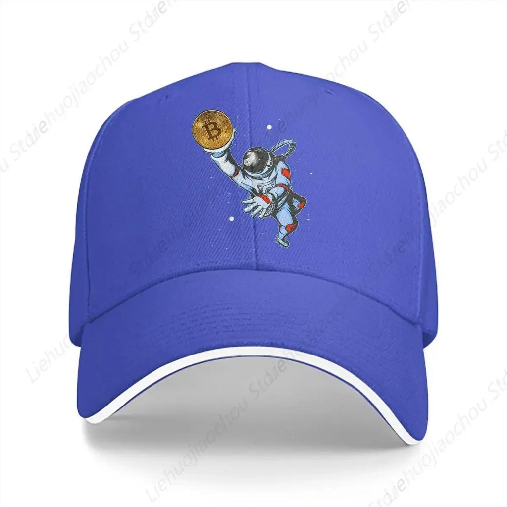 HODL BTC Baseball Cap Unisex Hats Visor Protection Snapback Funny Astronaut Bitcoin Gifts Caps