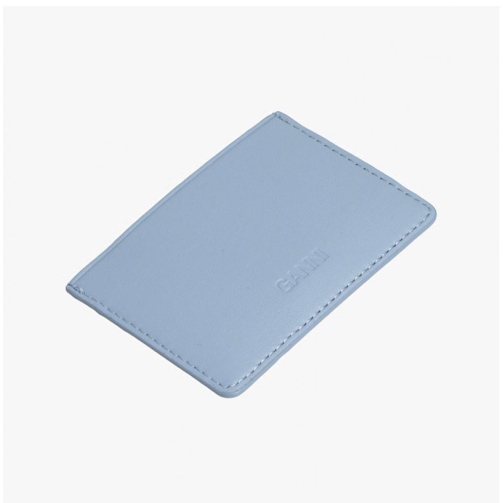 Ganni Animal Graphic Butterfly Logo Card Wallet A6771 326