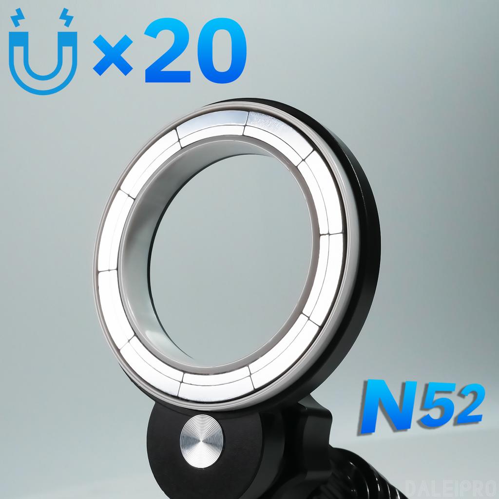 Universal Mobile Phone Holder Thickened N52 Neodymium Magnet Strong Magnetism Phone Holder for iPhone MagSafe Samsung Xiaomi