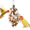 Bird Foraging Toys Wooden Bite-Resistant Bird Behavioral Training Assistant Parakeet Chew Toys for Macaws Sparrows Parakeets