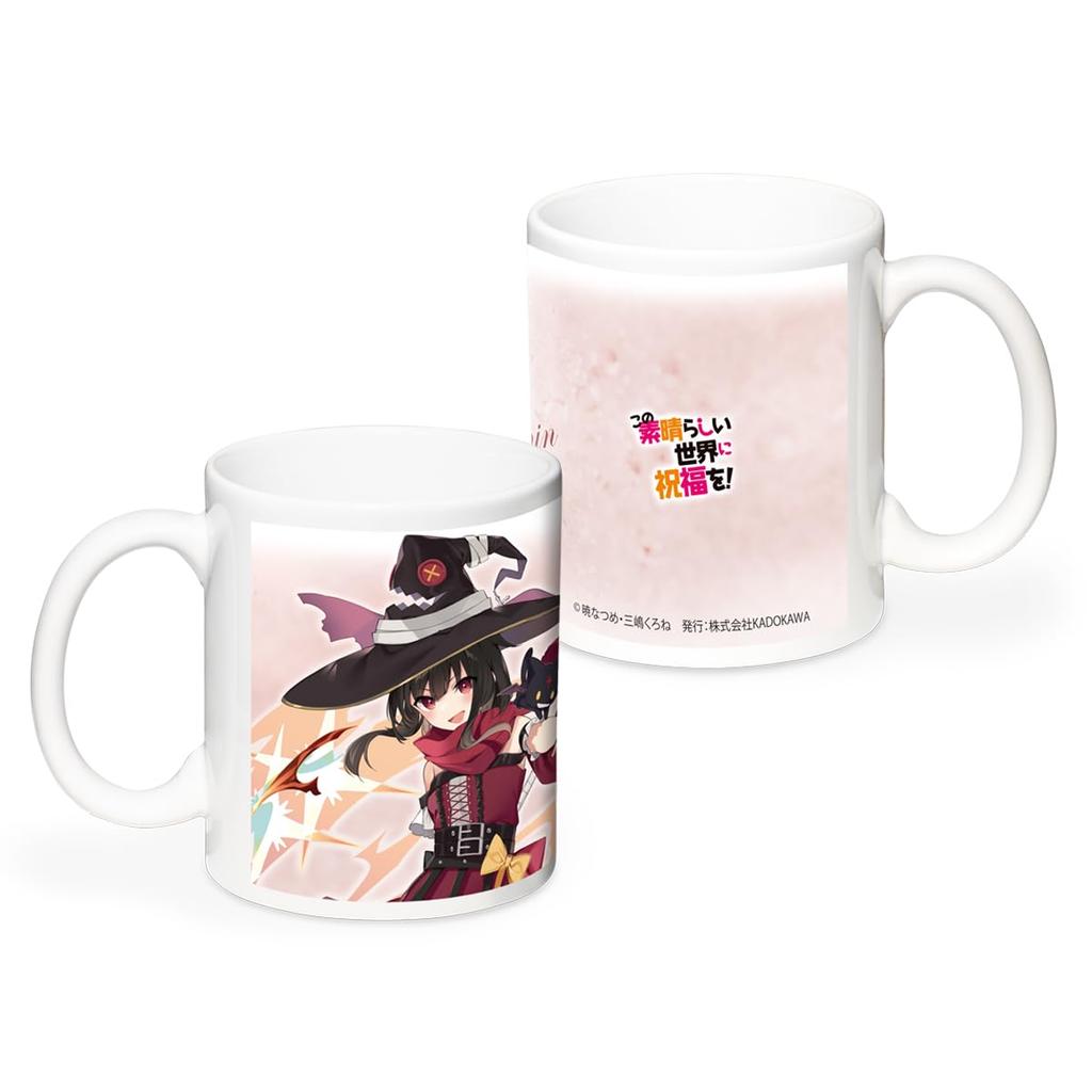 KADOKAWA Blessing on this Wonderful Full Color Mug Megumin Commemorative Costume H96 x W82 x D82mm Ceramic KonoSuba God's World! Ver. Approx.