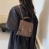 Retro Fashion Contrasting Color Backpack Women'S Trend Handbag Student Casual Women'S Bag