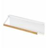 Yamazaki Tosca One-Hand Cut Magnetic Kitchen Paper Holder, White, Approx. W30.5 x D2.5 x H9.5cm, 3530