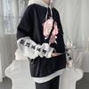 Anime Harajuku Mnaga Spy x Family Anya Forger Hoodies Women Men Panic Expression Printed Streetwear Patchwork Casual Warm Sweatshirts
