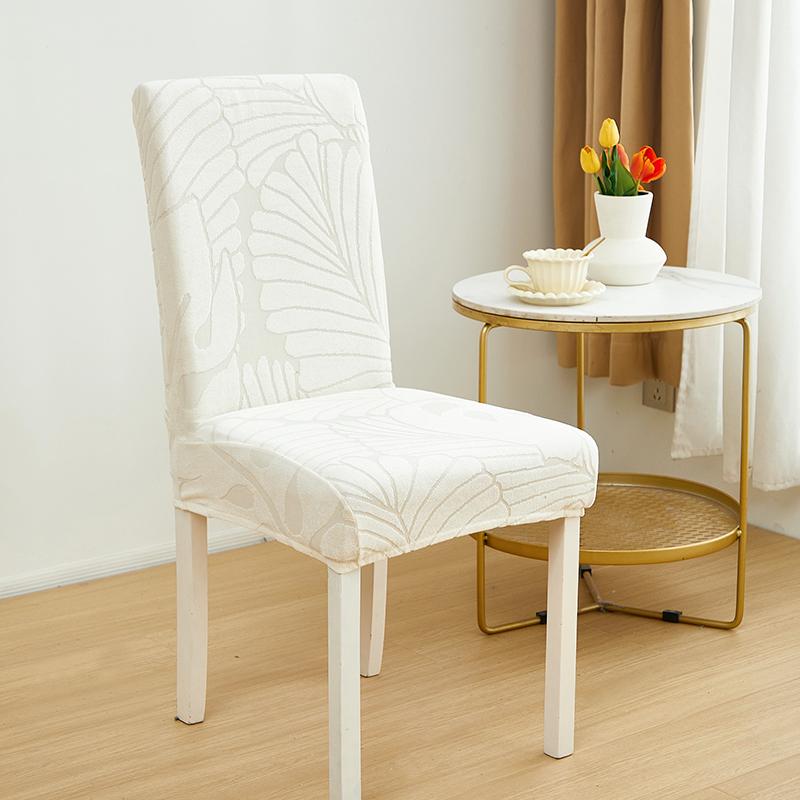 Waterproof Jacquard Dining Chair Covers, Chair Covers For Dining Room Stretch Kitchen Chair Protector Cover, Removable, Washable