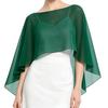 Soft Drape Blouse for Air Conditioned Rooms Women's Shawls And Wraps Evening Dress, Chiffon Shawl, Elegant Sophisticated Office Casual Wear