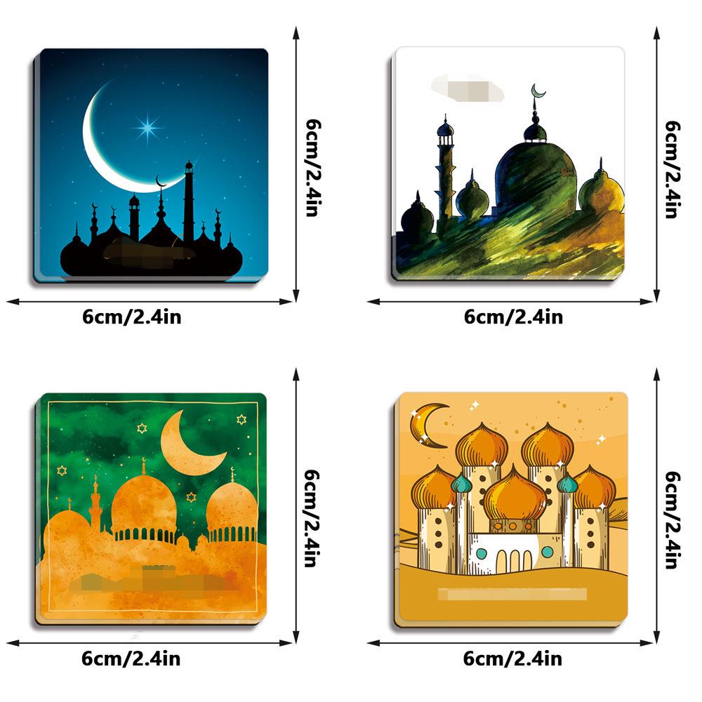Middle Eastern Ethnic Style Acrylic Fridge Magnet Festival Home Decoration Sticker