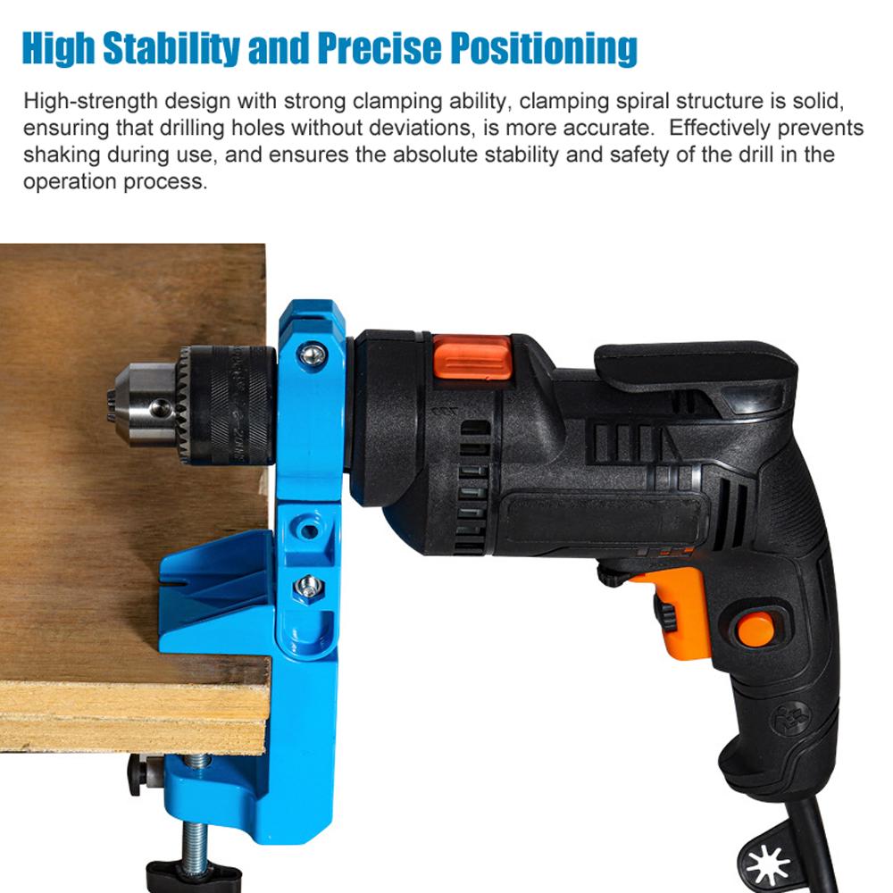 

Electric Drill Fixing Bracket 360 degrees Rotating Fixing Bracket Hand Drill Electric Grinder Fixing Block 73mm Thickness Counte