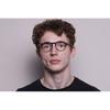 Full Rim Oval Tortoise Blue Smartbuy Collection Blink Am74c Fashion Unisex Eyeglasses