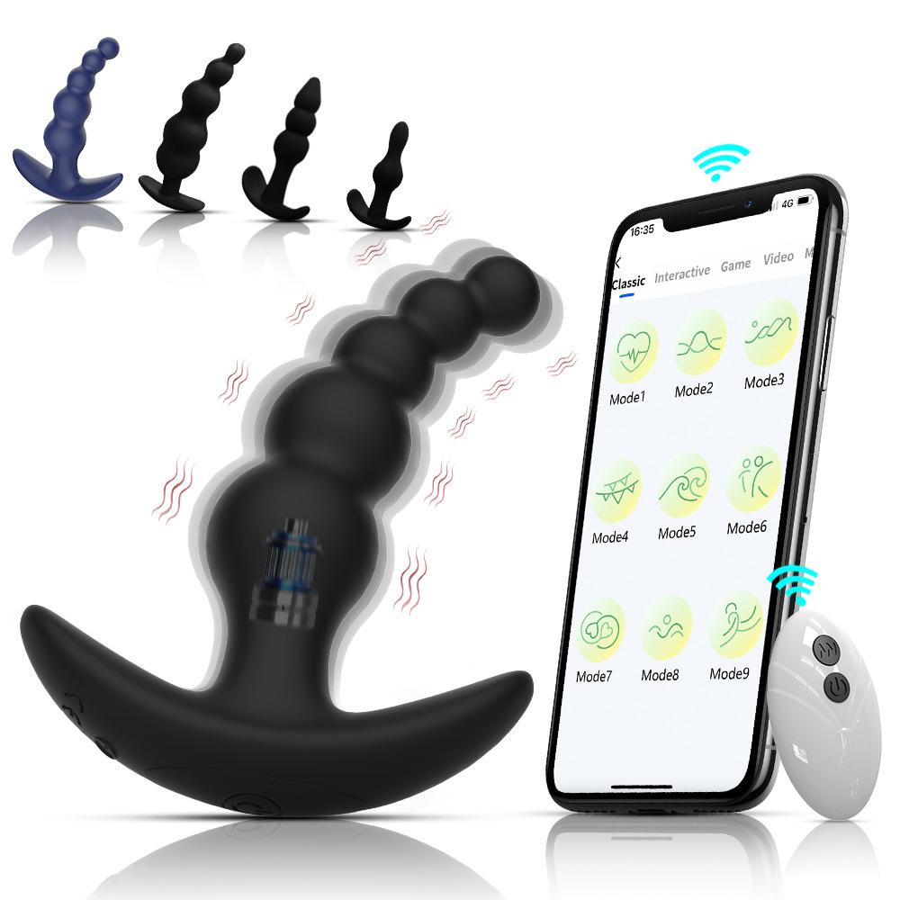 Bluetooth APP-Controlled Prostate Massager for MenWireless Anal Vibrator&Butt Plug, Dual-Stimulating Adult Sex Toy for Men&Women