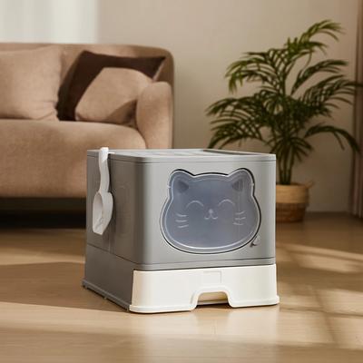Kedi – Kediler için açık ve kapalı tuvaletler