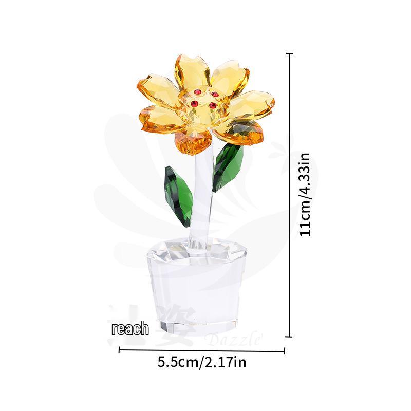 

Хрустальное украшение «Подсолнух» - Идеальный девичий подарок на выпускной или день рождения