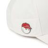 MALBON GOLF Side Panel Ball Marker Ball Cap Off White (Man)