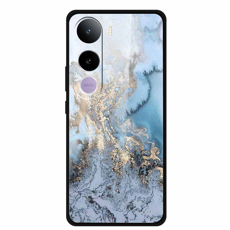 For Vivo Y400 5G Case Y 400 6.67" Animal Wolf Lion Tempered Glass Hard Back Cover For Vivo Y400 2025 Phone Cases Soft Bumper Bag