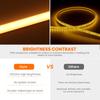 IP68 Wasserdichte COB LED Streifenlichter DC 12V Hohe Helligkeit 320 LEDs/m Flexibles Neonband mit EU/US/UK/AU Stecker für den Garten