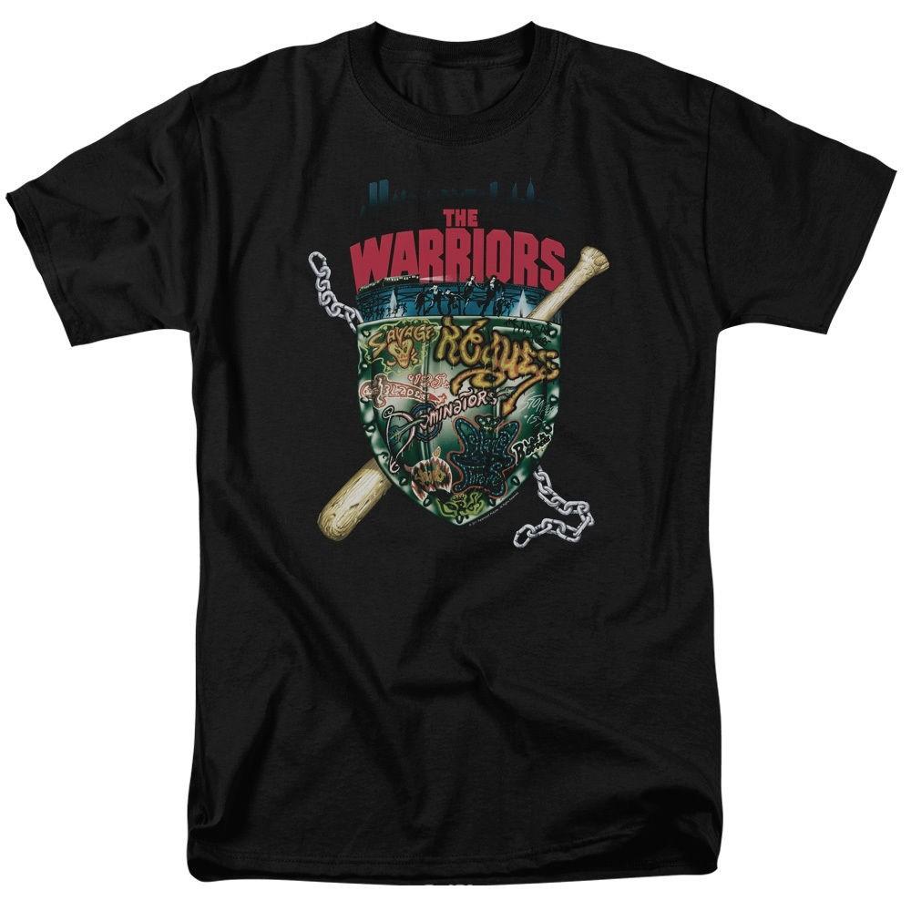 Warriors Shield T-Shirt Sizes S-4XL NEW