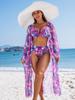 European and American Fashion and Sexy High-end Women's Swimwear Bikini BIKINI Three-piece Multi-color Printed Women's Swimsuit
