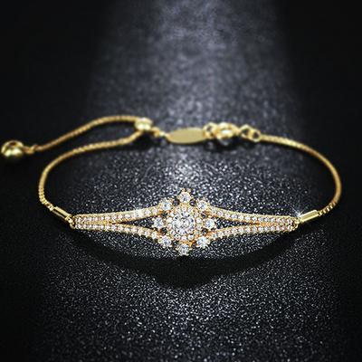 Bracelet Girl, Snowflake Lady Design Jewelry, Sweet and Shiny Jewelry with Personality