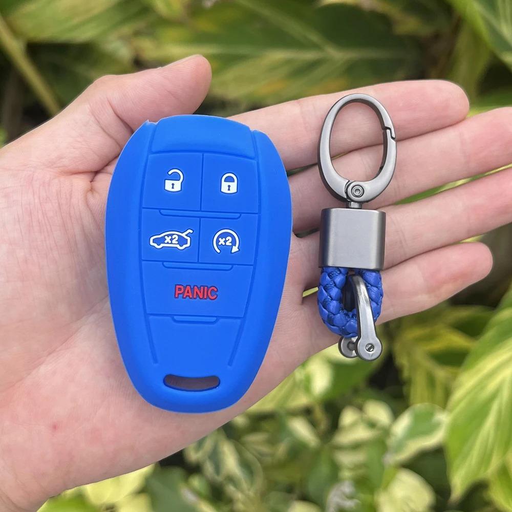 Rubber Car Key Fob Cover Silicone Protector Case Shell Holder for Alfa Romeo Stelvio Giulia Keyless Remote Key Chain Accessories