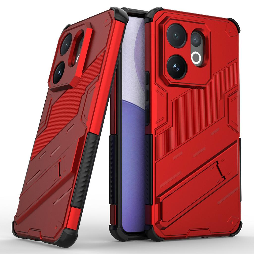 For vivo V60 5G Case PC+TPU Shockproof Phone Cover with Kickstand