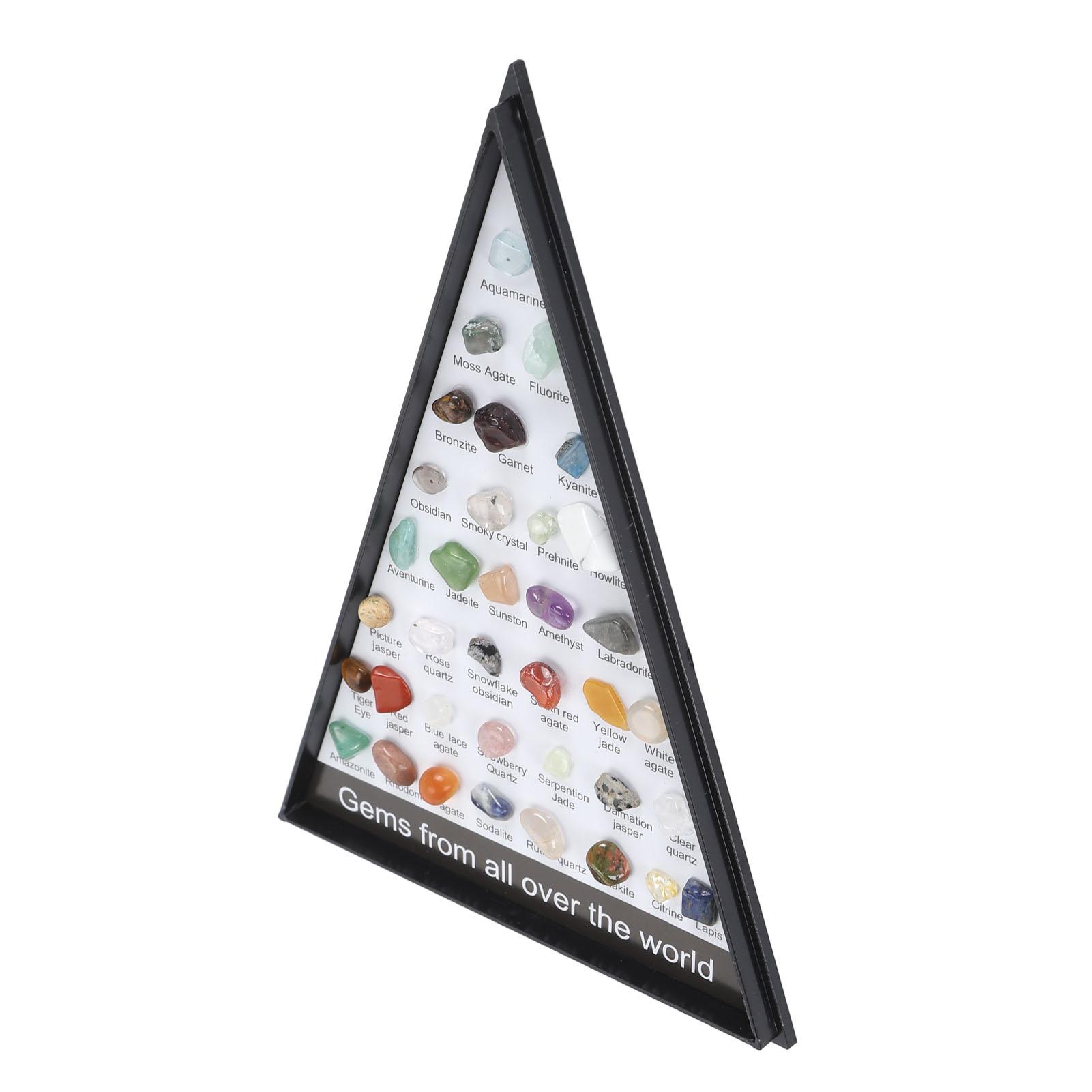 

Набор для сбора минеральных камней. Веселый привлекательный образовательный набор по науке о камнях с прозрачной витриной для