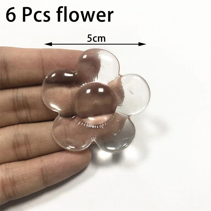1/6Pcs Clear Soft Silicone Wall Protector Door Handle Bumper Self-adhesive Door Stopper Muffler Collision Cushion Protective Pad