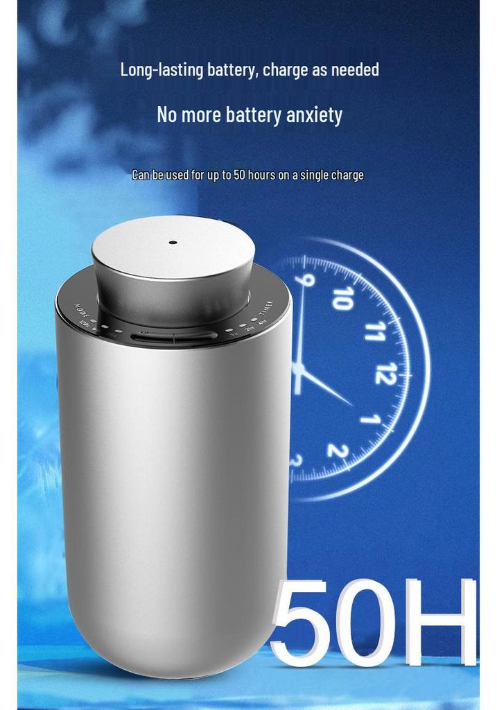 Smart Car Aroma Diffuser: Automatic Fragrance Dispenser & Incense Burner with Start-Stop Feature