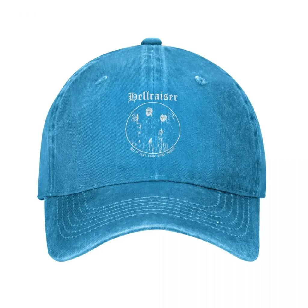 Fashion Hellraiser Pinhead Horror Baseball Cap Unisex Distressed Denim Snapback Tear Apart Movie Scary Film Outdoor Soft Hats
