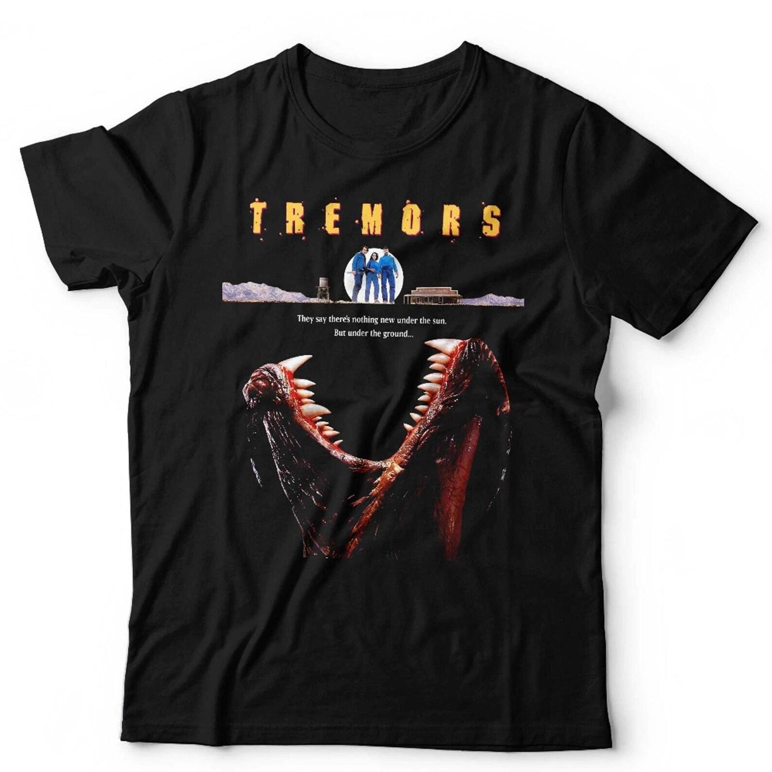 Tremors T-Shirt Movie Poster Unisex 90s Horror Retro Vintage Classic M