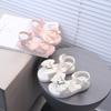 Neue Sommer-Prinzessinnen-Sandalen mit Schleife - Weiche Sohle, Offene Zehenpartie, Einriemen-Strandsandalen für Mädchen