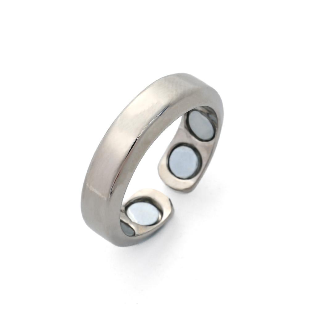 Magnetic Ancient Red Copper Brushed Opening Adjustable Bracelet Ring Spot Quick Delivery
