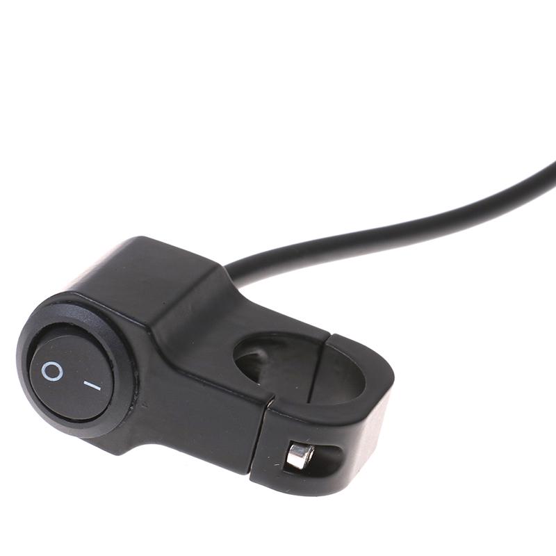 2-Wire 7/8In Aluminum Alloy Motorcycle Handlebar Headlight On/Off Switch