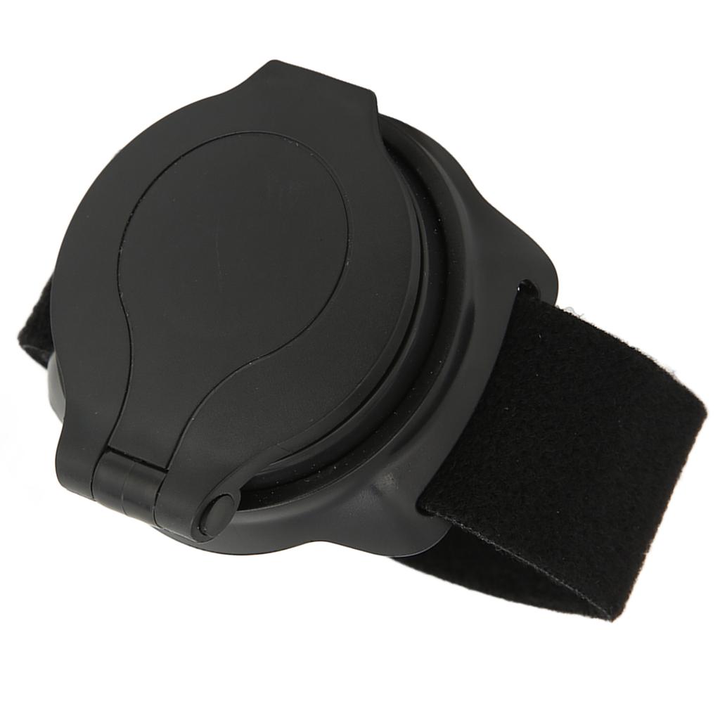 Bicycle Mirror Nylon Wrist Arm Strap Convex Design Black 5cm Diameter Bike Rearview Mirror for Motorcycles