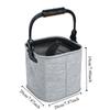 Portable Folding Bucket 3D Textured Fish Bucket Small Fishing Box  Fishing Tackle