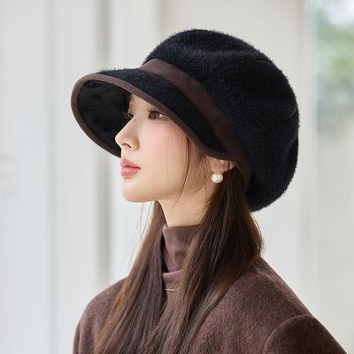 Warm Hat Women's Autumn and Winter New Cap Fashion Temperament Bucket Hat Basin Hat
