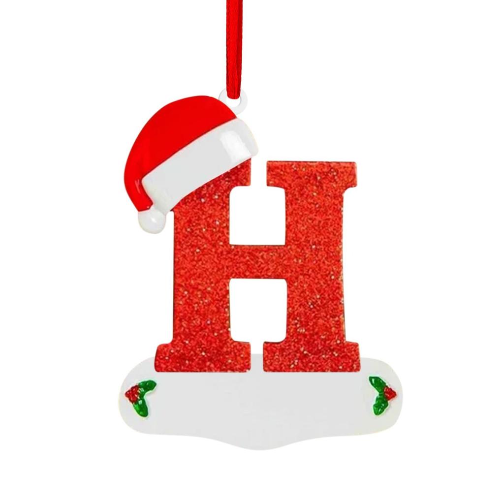 Merry Christmas Decoration Pendant English Alphabet Cristmas Tree Ornaments for Home Decor  Navidad New Year 2026 Gift Accessory