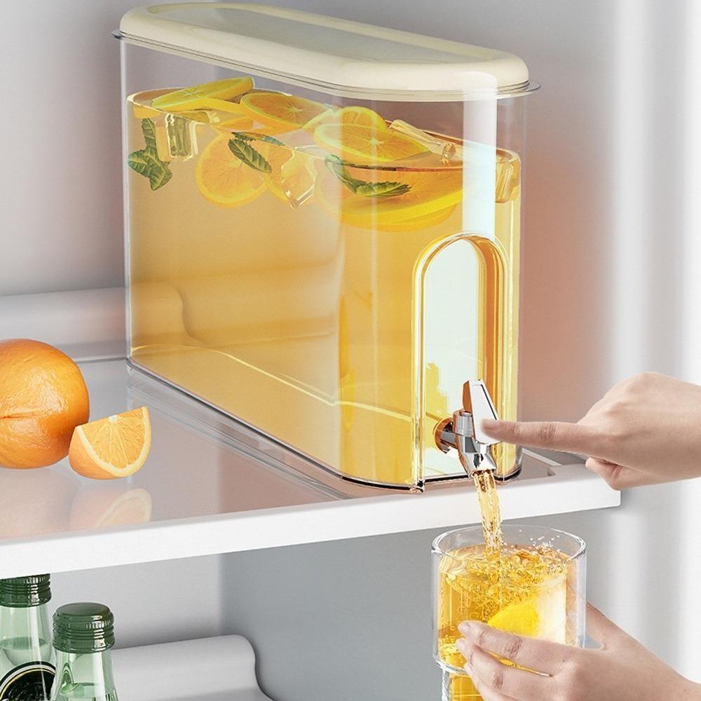 Best Kettle Refrigerator BeverageDispenser Liquid Drink Container4L Water Tank with Tap BPA Free Suitable for Party and DailyUse