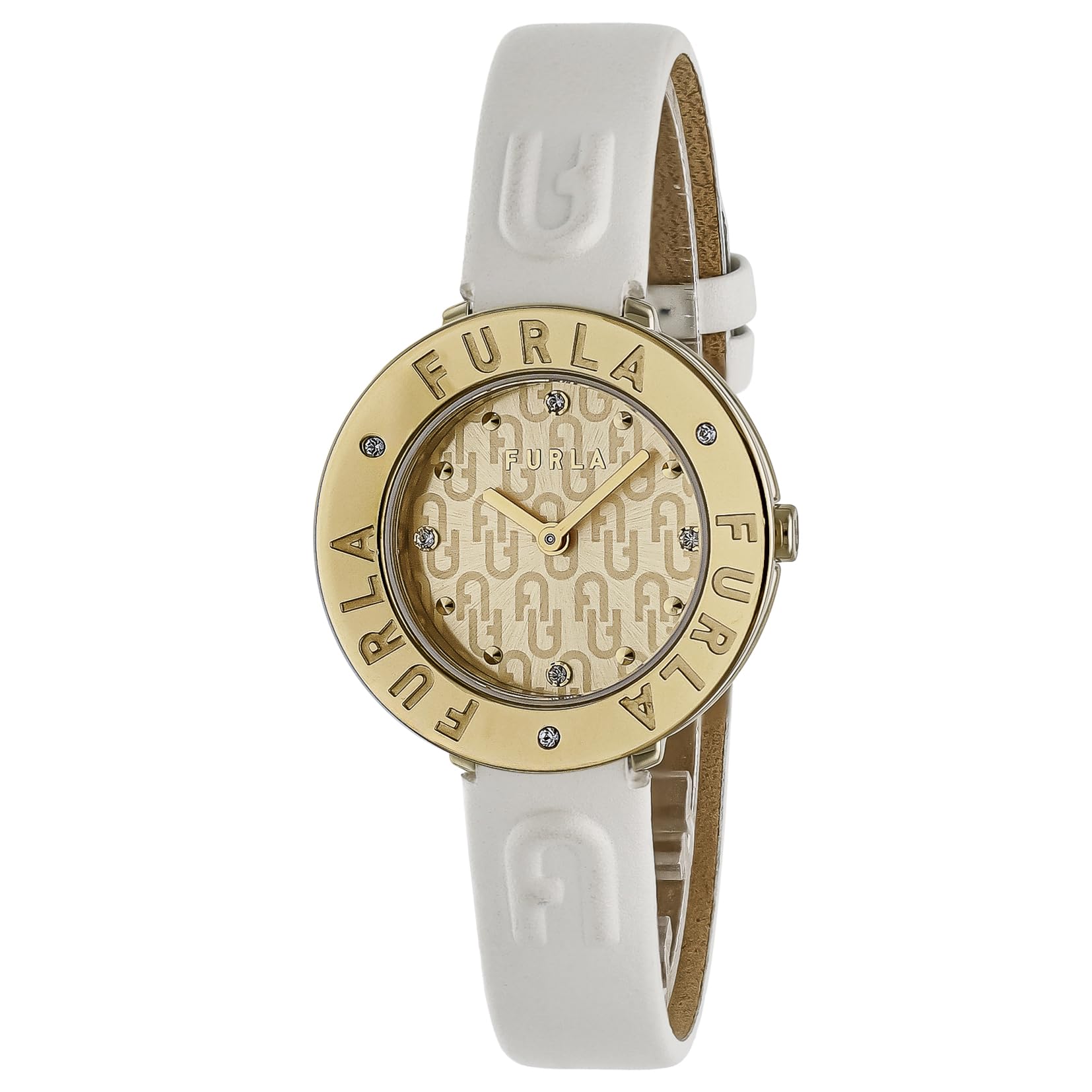 Часы FURLA ESSENTIAL WW00004023L2 Белые [Furla] Женские [Товар] золотой